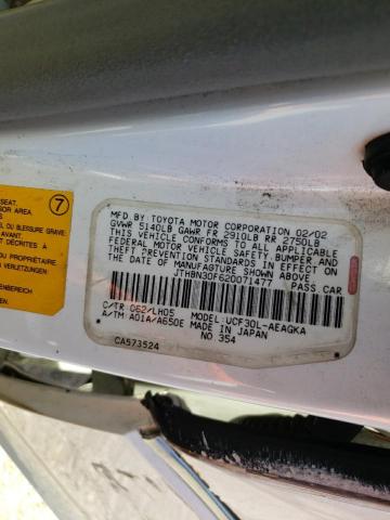 Photo 10 from auction – 2002 LEXUS LS 430 with VIN JTHBN30F620071477