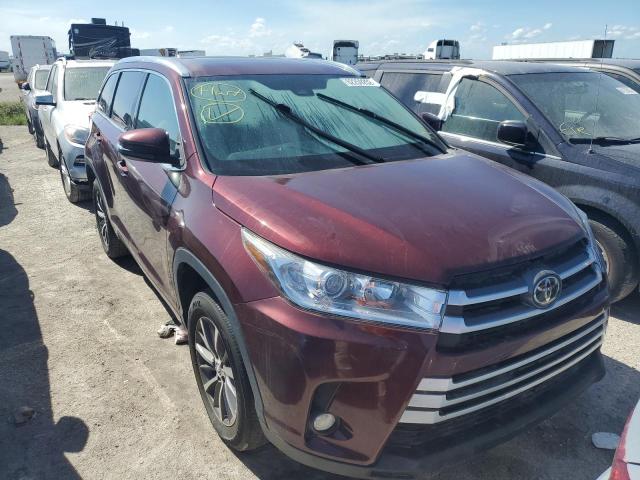 TOYOTA HIGHLANDER 2017 with VIN 5TDKZRFH2HS219115 - Photo from auction