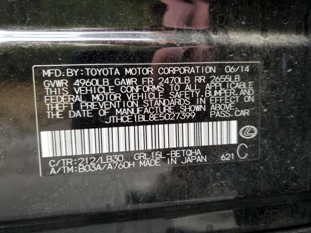 Photo 10 from auction – 2014 LEXUS GS 350 with VIN JTHCE1BL8E5027399