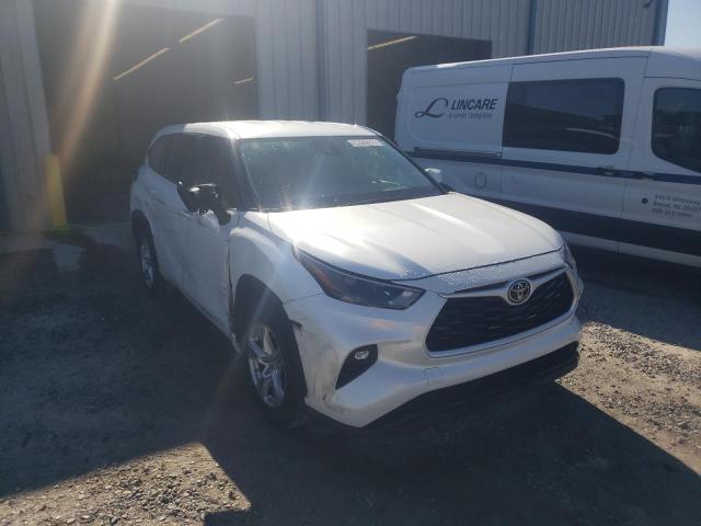 TOYOTA HIGHLANDER 2022 with VIN 5TDZZRAH9NS103458 - Photo from auction