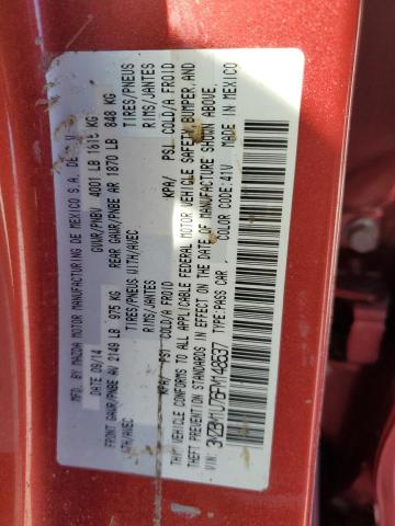 Photo 10 from auction – 2015 MAZDA 3 SPORT with VIN 3MZBM1U76FM148537