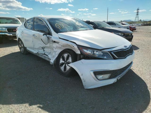 KIA OPTIMA HYB 2013 with VIN KNAGM4AD0D5041410 - Photo from auction