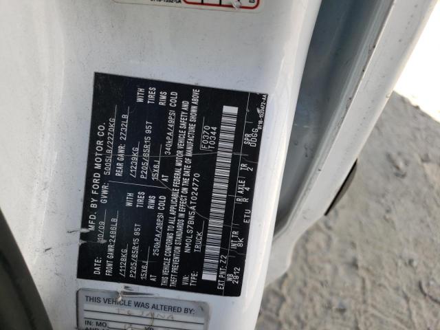 Photo 10 from auction – 2010 FORD TRANSIT CO with VIN NM0LS7BN5AT024770