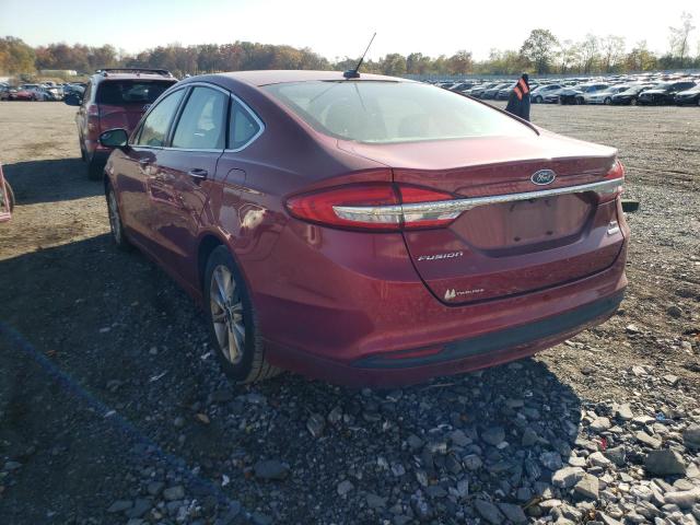 Photo 3 from auction – 2017 FORD FUSION SE with VIN 3FA6P0HD1HR116306