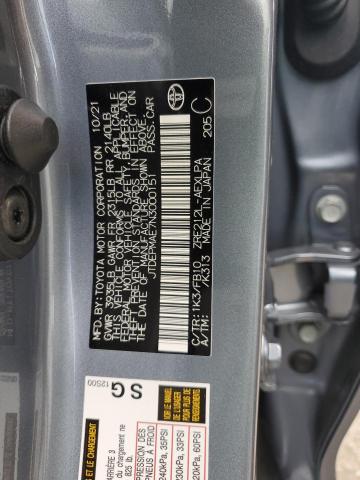 Photo 10 from auction – 2022 TOYOTA COROLLA LE with VIN JTDEPMAE7N3000151