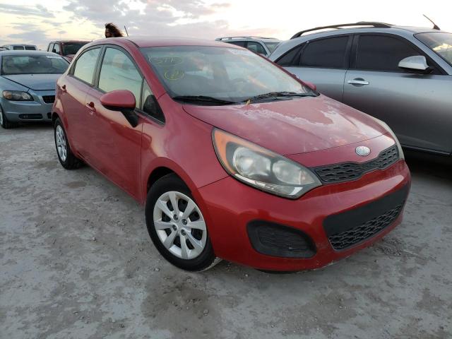 KIA RIO LX 2013 with VIN KNADM5A35D6221573 - Photo from auction