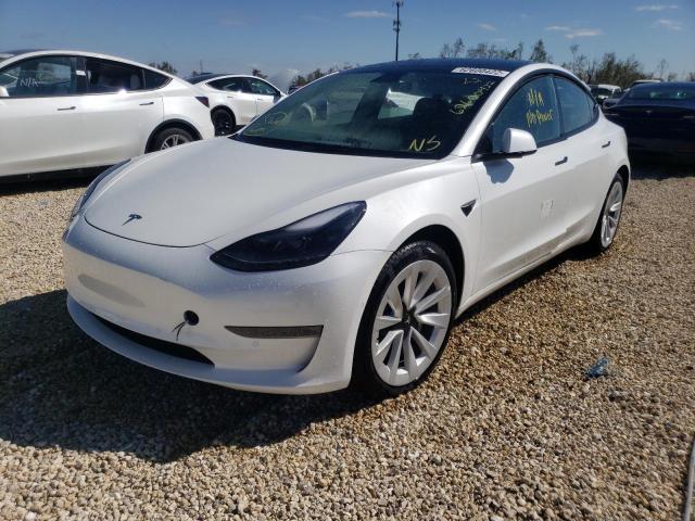 Photo 2 from auction – 2022 TESLA MODEL 3 with VIN 5YJ3E1EB7NF202812