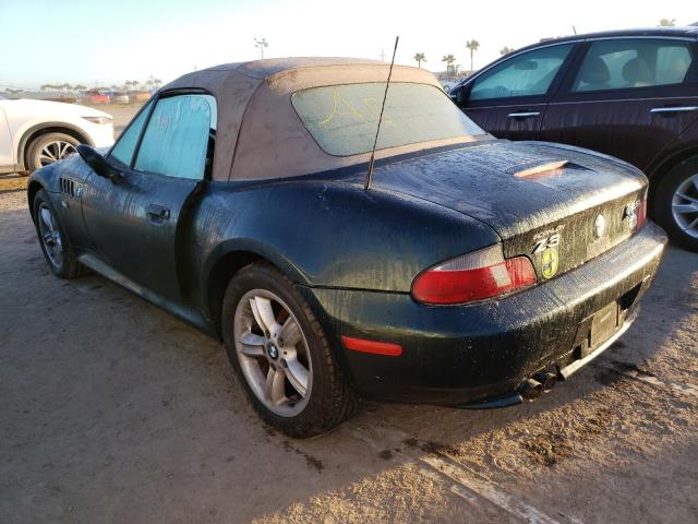 Photo 3 from auction – 2001 BMW Z3 2.5 with VIN WBACN33481LK45544