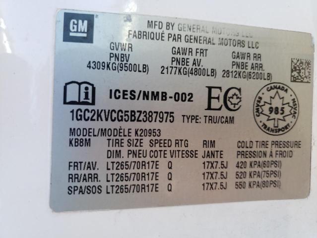 Photo 10 from auction – 2011 CHEVROLET SILVERADO with VIN 1GC2KVCG5BZ387975