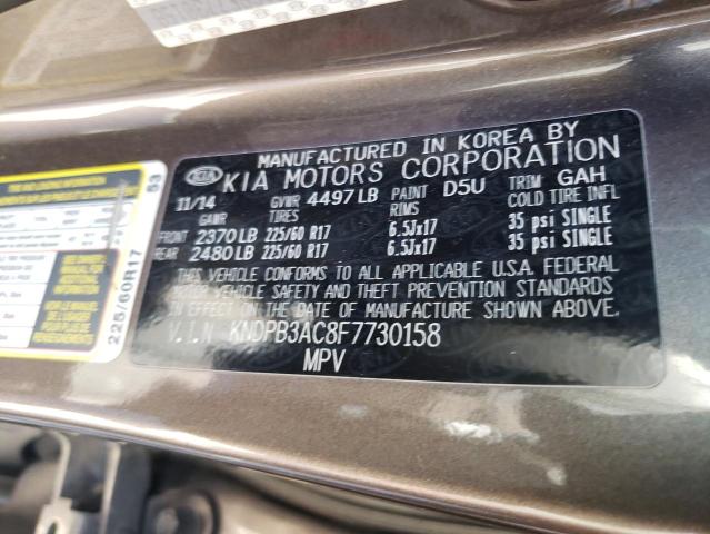 Photo 10 from auction – 2015 KIA SPORTAGE L with VIN KNDPB3AC8F7730158