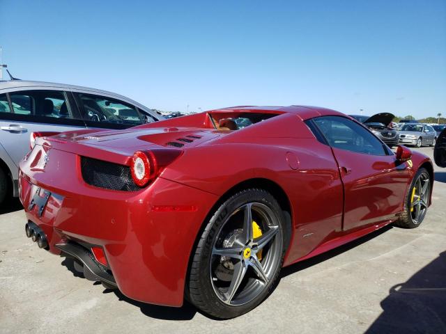 Photo 4 from auction – 2012 FERRARI 458 SPIDER with VIN ZFF68NHA0C0188795