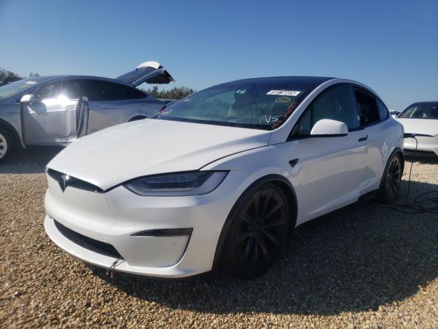Photo 2 from auction – 2022 TESLA MODEL X with VIN 7SAXCBE61NF331955