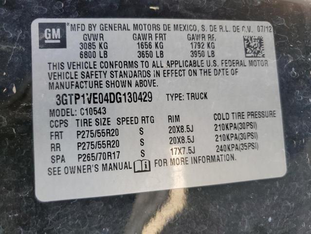 Photo 10 from auction – 2013 GMC SIERRA C15 with VIN 3GTP1VE04DG130429
