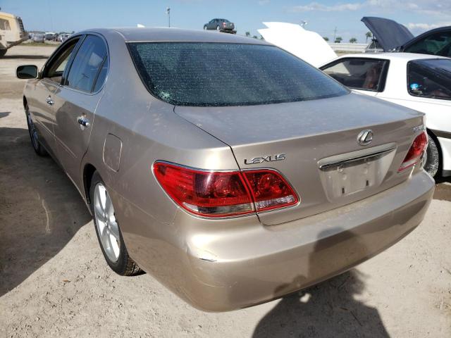 Photo 3 from auction – 2006 LEXUS ES 330 with VIN JTHBA30G865172128