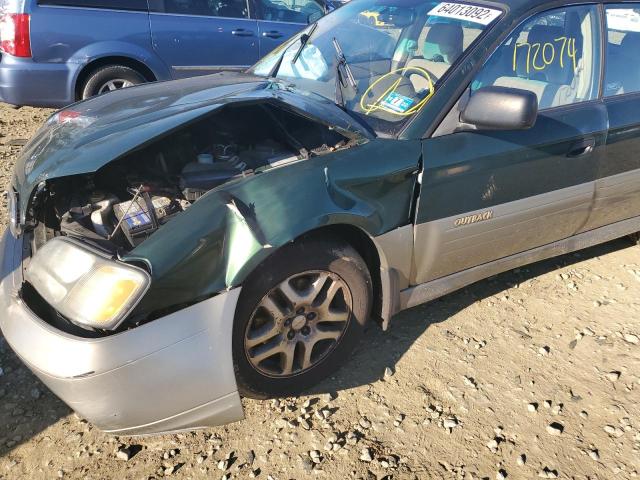 Photo 10 from auction – 2002 SUBARU LEGACY OUT with VIN 4S3BH675827643714