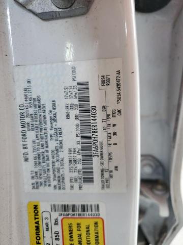 Photo 10 from auction – 2014 FORD FUSION SE with VIN 3FA6P0H78ER144030