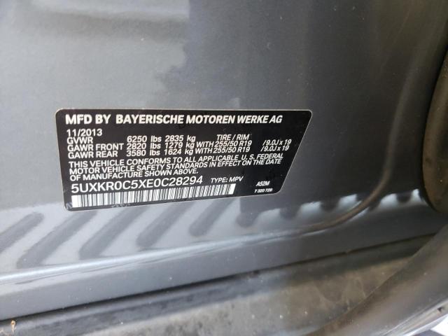 Photo 10 from auction – 2014 BMW X5 XDRIVE3 with VIN 5UXKR0C5XE0C28294
