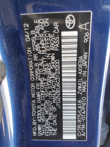 Photo 10 from auction – 2012 TOYOTA PRIUS V with VIN JTDZN3EU6C3123200