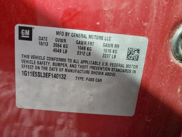 Photo 10 from auction – 2014 CHEVROLET MALIBU 2LT with VIN 1G11E5SL3EF140132