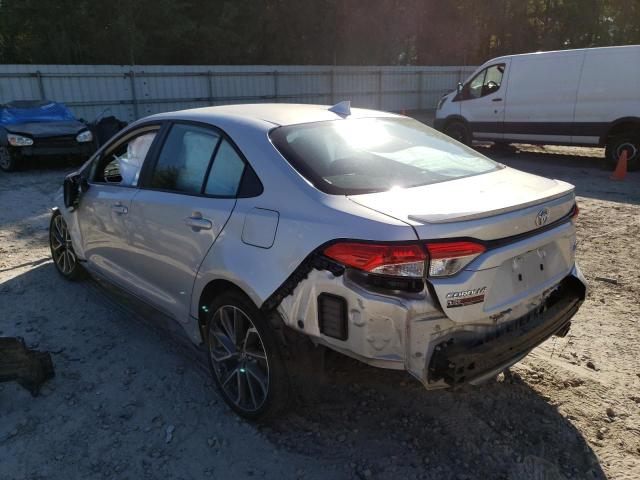 Photo 3 from auction – 2021 TOYOTA COROLLA SE with VIN 5YFS4MCE6MP081805