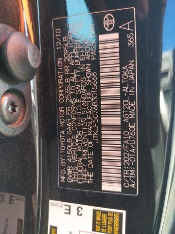 Photo 10 from auction – 2011 TOYOTA SCION TC with VIN JTKJF5C76B3015668