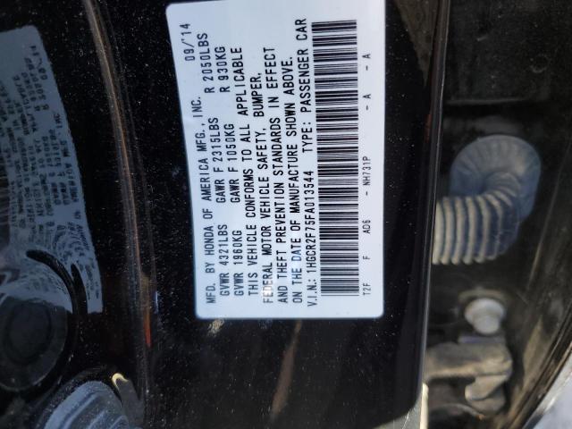 Photo 10 from auction – 2015 HONDA ACCORD EX with VIN 1HGCR2F75FA013544