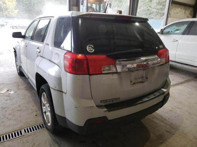 Photo 3 from auction – 2012 GMC TERRAIN SL with VIN 2GKALMEK3C6136863