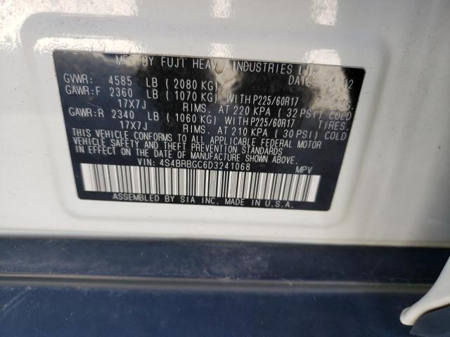 Photo 10 from auction – 2013 SUBARU OUTBACK 2. with VIN 4S4BRBGC6D3241068