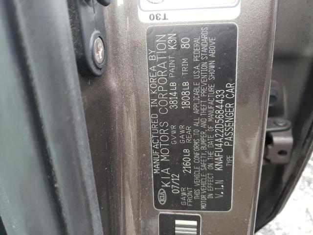 Photo 10 from auction – 2013 KIA FORTE EX with VIN KNAFU4A22D5684433