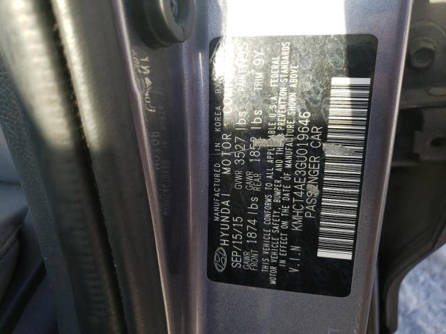 Photo 10 from auction – 2016 HYUNDAI ACCENT SE with VIN KMHCT4AE3GU019646