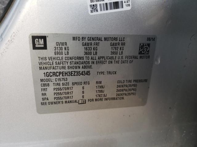 Photo 10 from auction – 2014 CHEVROLET SILVERADO with VIN 1GCRCPEH3EZ354345