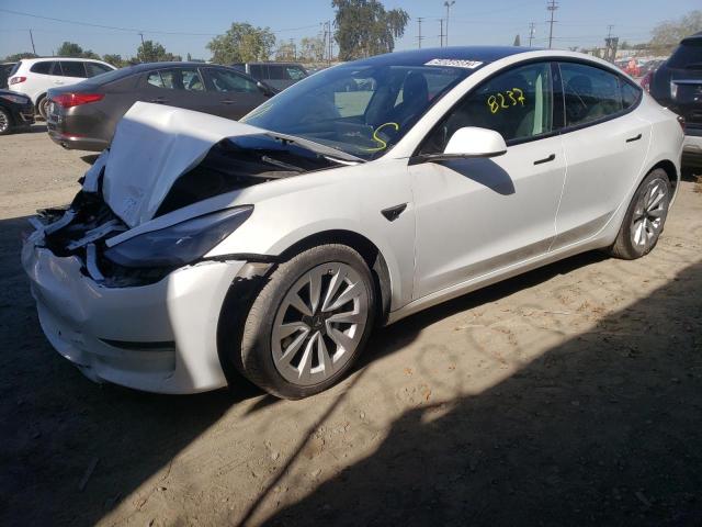 TESLA MODEL 3 2022 with VIN 5YJ3E1EB5NF144635 - Photo from auction