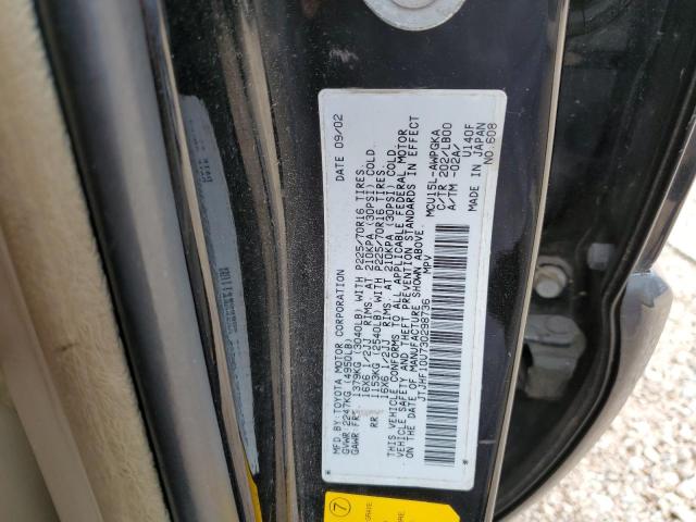 Photo 10 from auction – 2003 LEXUS RX 300 with VIN JTJHF10U730298736
