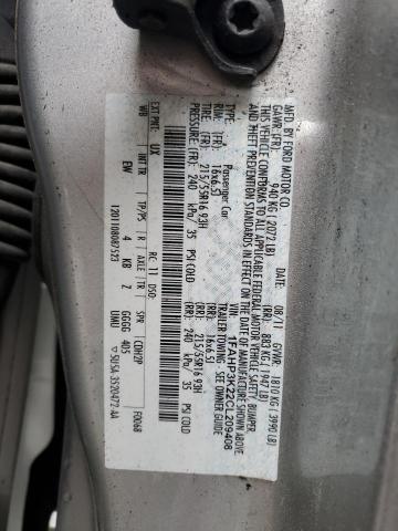 Foto 10 de la subasta – 2012 FORD FOCUS SE con VIN 1FAHP3K22CL209408