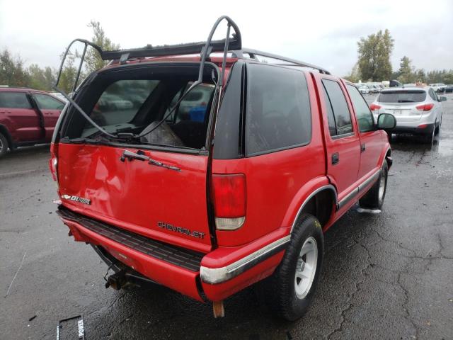 Photo 4 from auction – 1997 CHEVROLET BLAZER with VIN 1GNCS13W9V2123442