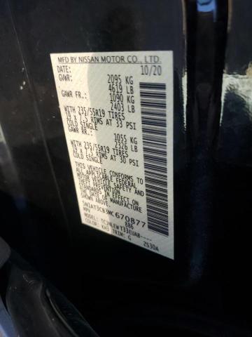 Photo 10 from auction – 2021 NISSAN ROGUE SL with VIN 5N1AT3CB3MC670877