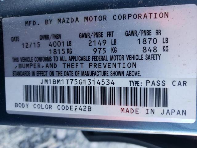 Photo 10 from auction – 2016 MAZDA 3 SPORT with VIN JM1BM1T75G1314534