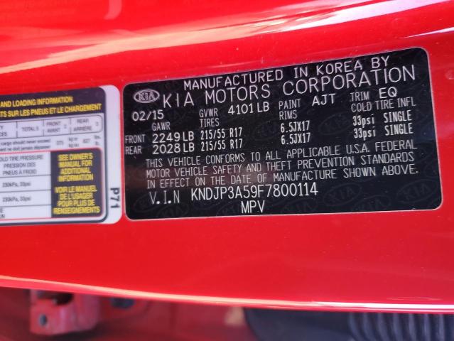 Photo 10 from auction – 2015 KIA SOUL + with VIN KNDJP3A59F7800114
