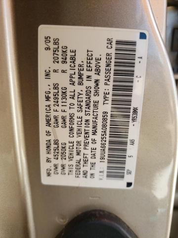 Photo 10 from auction – 2005 ACURA TL with VIN 19UUA66255A080859