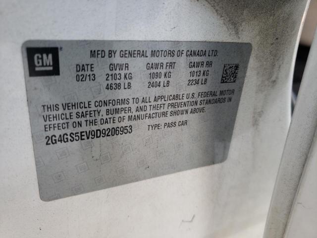 Photo 10 from auction – 2013 BUICK REGAL PREM with VIN 2G4GS5EV9D9206953