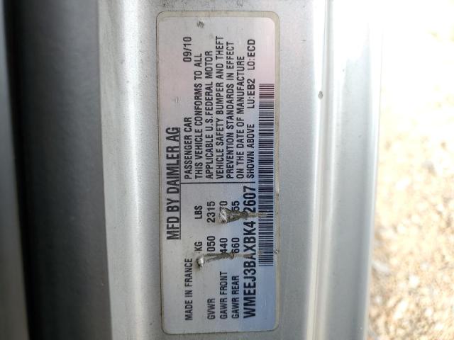 Photo 10 from auction – 2011 SMART FORTWO PUR with VIN WMEEJ3BAXBK412607