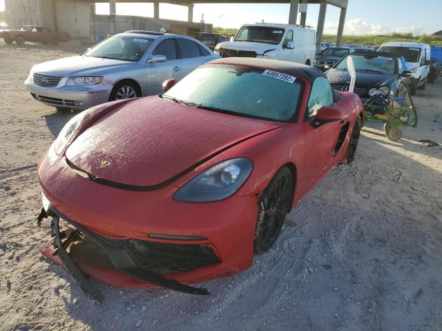 Photo 2 from auction – 2018 PORSCHE BOXSTER S with VIN WP0CB2A88JS229068