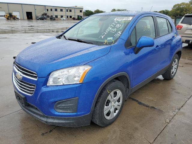 Photo 2 from auction – 2016 CHEVROLET TRAX LS with VIN KL7CJKSB5GB638986