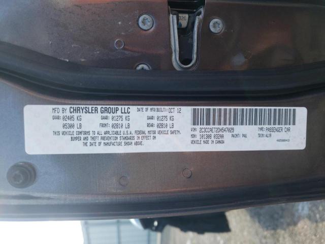 Photo 10 from auction – 2013 CHRYSLER 300C with VIN 2C3CCAET2DH547029