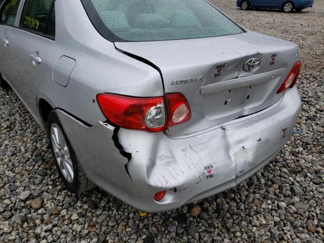 Photo 9 from auction – 2009 TOYOTA COROLLA BA with VIN JTDBL40E099074904