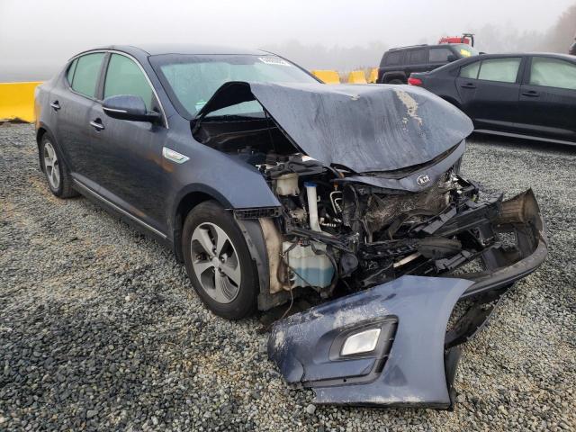 KIA OPTIMA HYB 2014 with VIN KNAGM4AD2E5067198 - Photo from auction