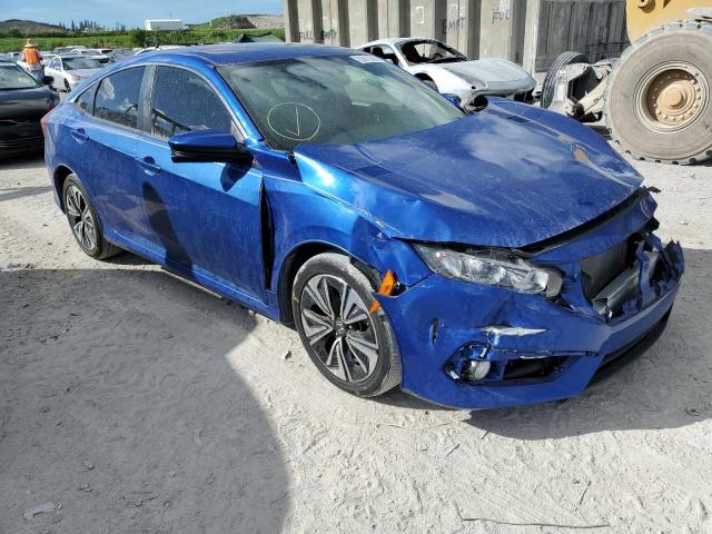HONDA CIVIC EX 2018 with VIN JHMFC1F37JX004580 - Photo from auction