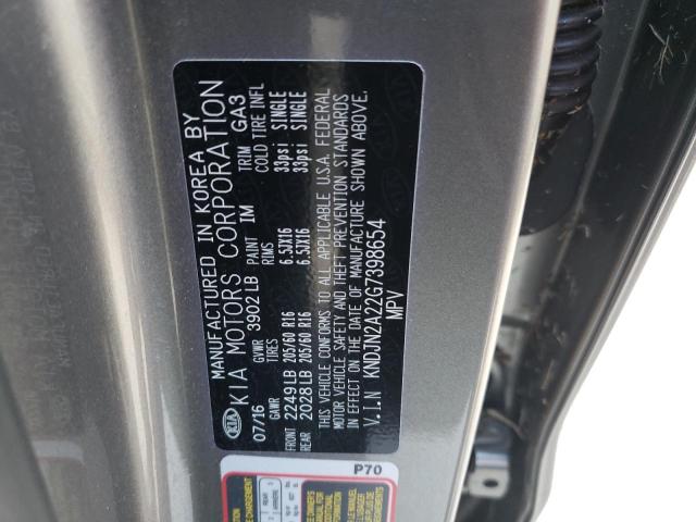 Photo 10 from auction – 2016 KIA SOUL with VIN KNDJN2A22G7398654