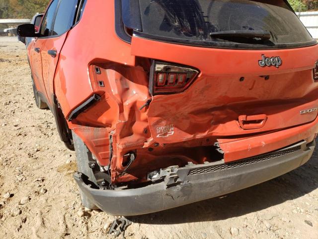 Photo 9 from auction – 2020 JEEP COMPASS SP with VIN 3C4NJCAB4LT247856