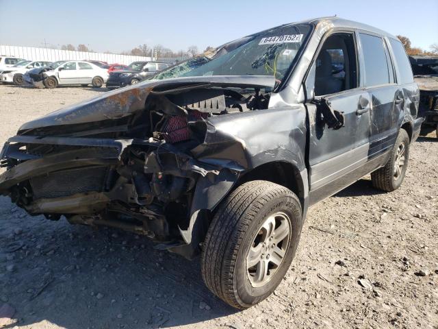 Photo 2 from auction – 2005 HONDA PILOT LX with VIN 2HKYF18135H540182